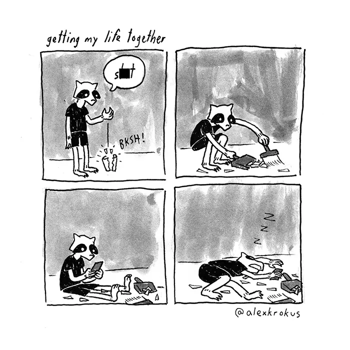 This Millennial Artist Creates Ironic Comics Referencing Modern Society (35 Pics)