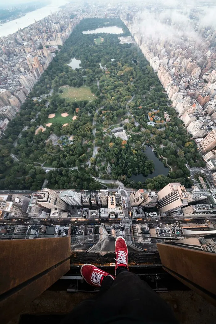 On The Edge 1400 Feet Above Central Park
