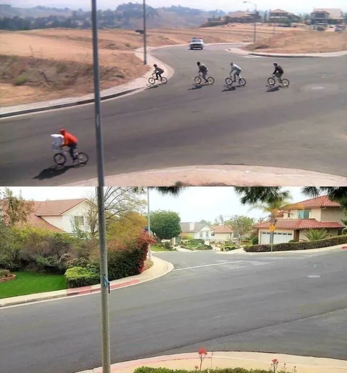 Intersección de las avenidas Darby y Beaufait, en Valle San Fernando, Los Angeles. En una escena de ET (1982) y en 2022