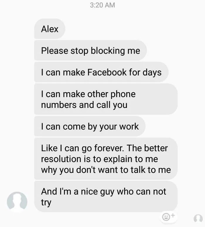 Persistent Online Stalkers