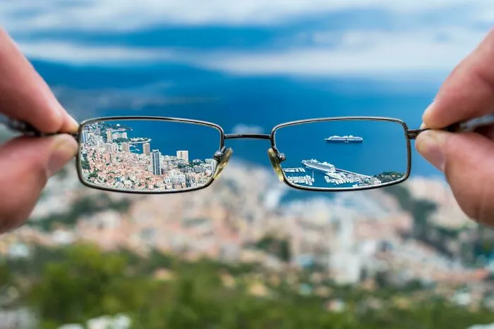 ITAP Of Me Holding My Glasses