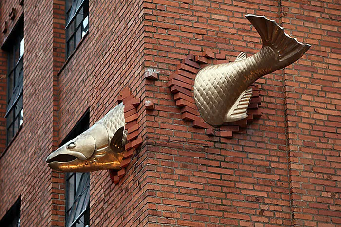 Transcendence, Keith Jellum (1998). Public Art Installation In Portland, Oregon
