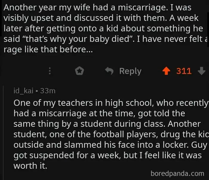 Found In A Thread About Times Teachers Wanted To Punch Their Students