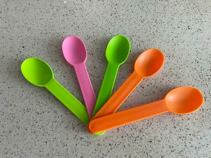 Cucharas Froyo de "un solo uso" que llevo usando 8 años
