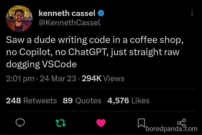 Straight Raw Dogging Vscode
