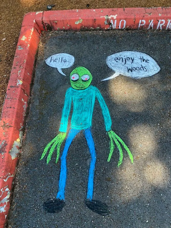 The Neighborhood Forest Has A New Greeter