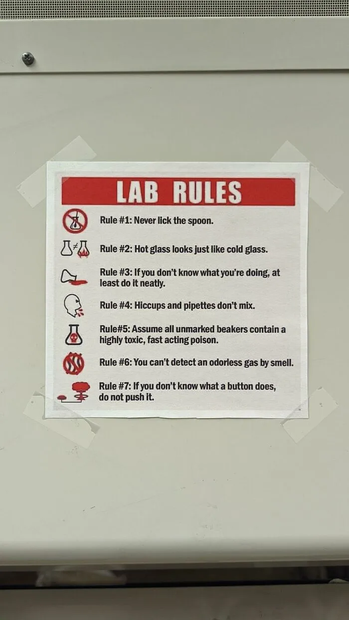 Forensics Lab Rules
