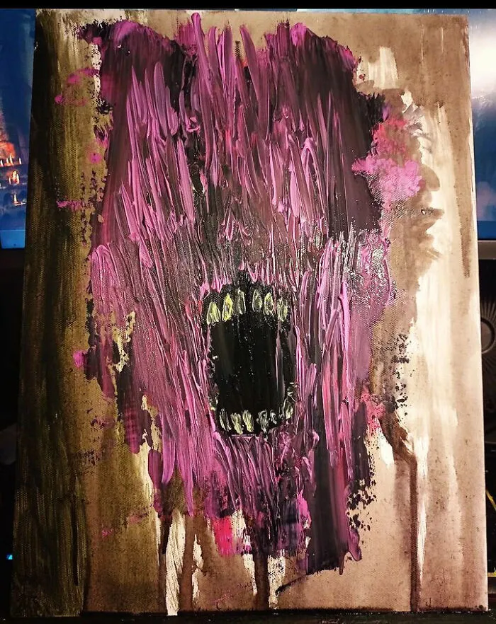 A Personal Hatred, Me, Ink And Acrylic, 2023