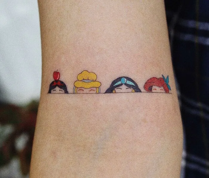 Disney Princesses Tattoo