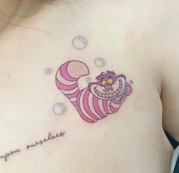 Cheshire Cat Tattoo
