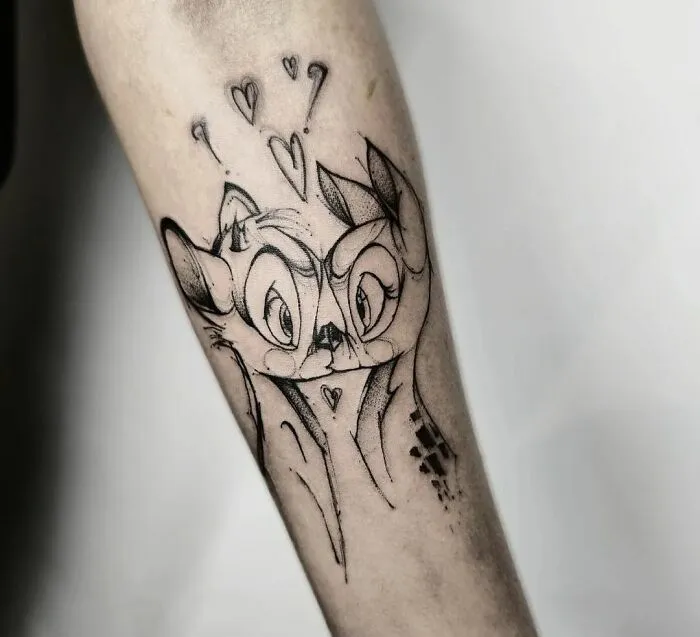 Bambi Inspired Tattoo