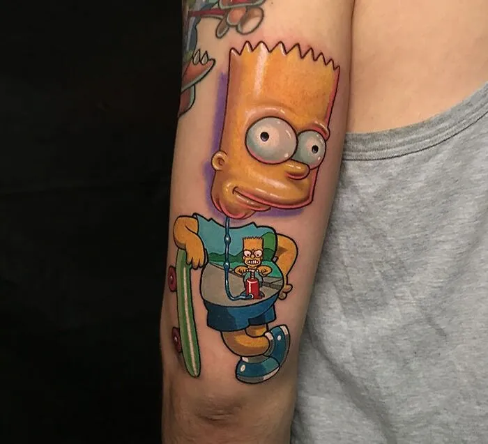 Bart Simpson Tattoo