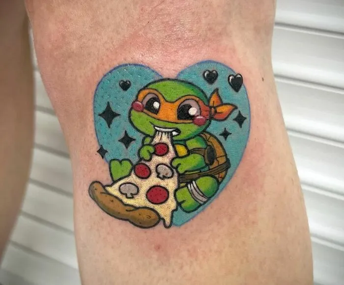 Cute Teenage Mutant Ninja Turtles Tattoo