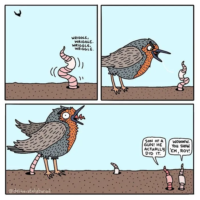 Artist Makes Comics With Unexpected Endings For Those With A Darker Sense Of Humor (40 New Pics)
