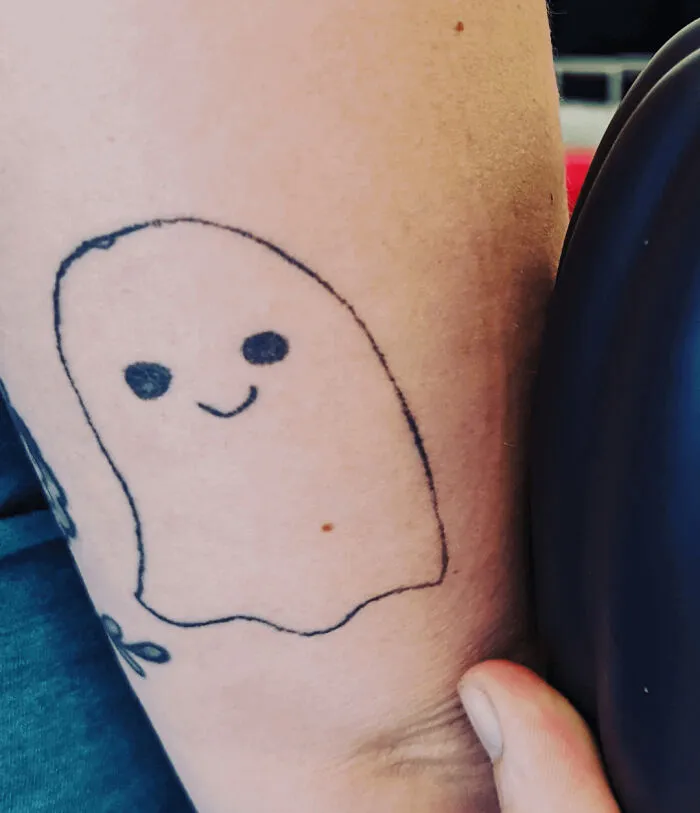 My Own S****y Tattoo By My Brother. Everyone Was Sober. I've Thought About A Cover Up But Everyone Seems To Love Him