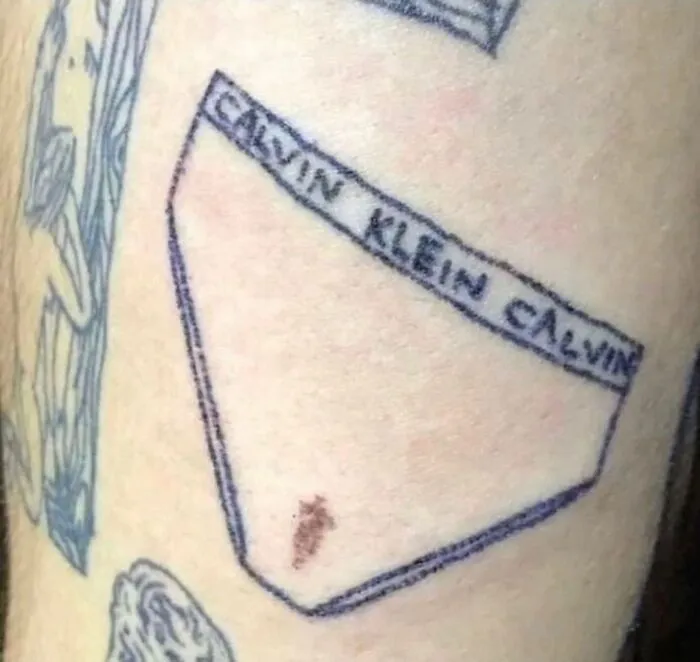 Tried To Camouflage A Birthmark