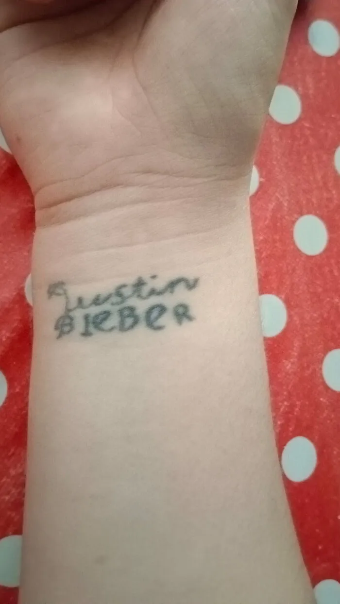 A los 13 años me hizo muy feliz. Gracias, mamá