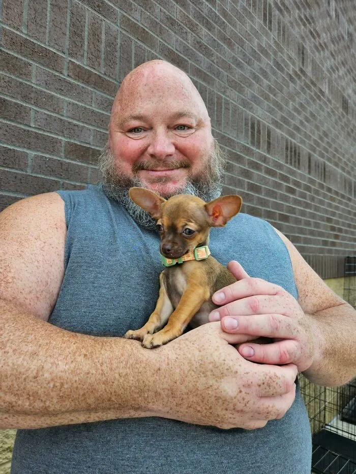 Rescue Pup Gets Adopted