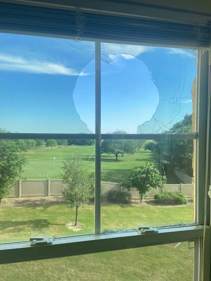 Creo que las vistas no compensan que los golfistas hagan esto bastante a menudo