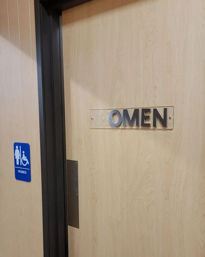 Not A Good Sign For The Ladies