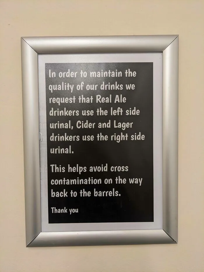 Went To A 30th At A Village Hall And This Was In The Mens Toilet
