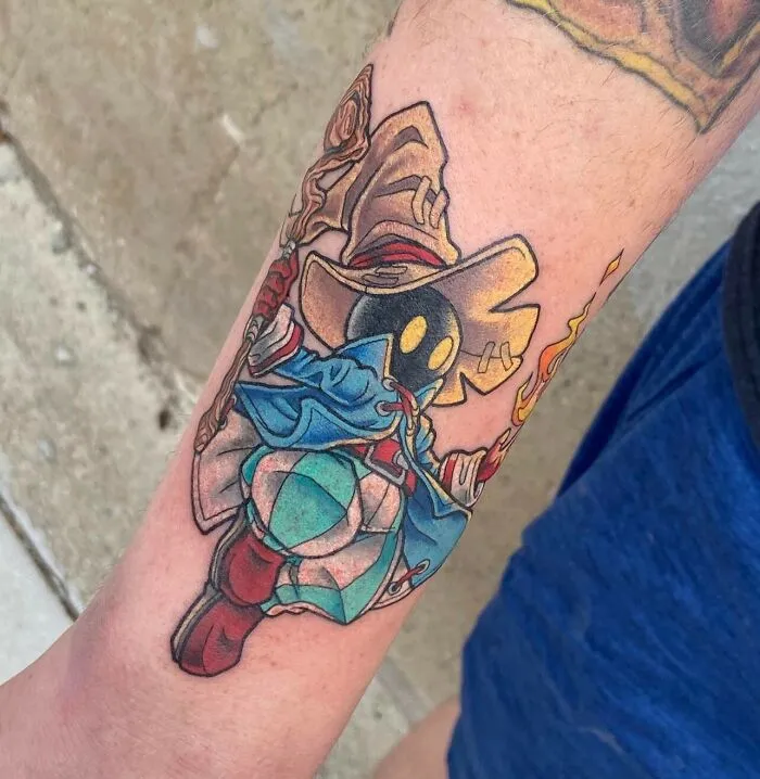 Final Fantasy Game Tattoo