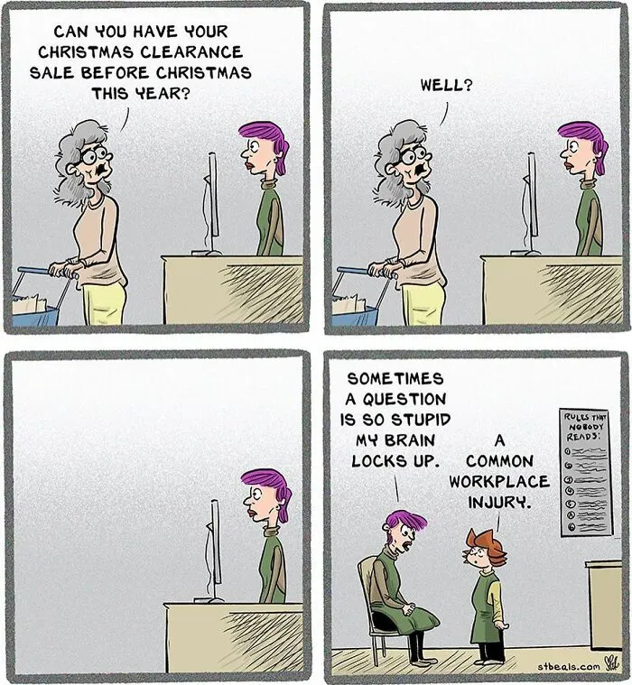 50 Comics About Everyday Conversations And Jobs In Retail By Stephen Beals (New Pics)