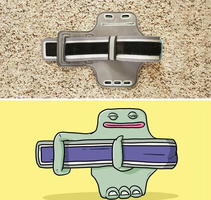 Artist Redraws 20 Funny Examples Of Pareidolia In Everyday Life And Turns It Into Fun Illustrations (New Pics)
