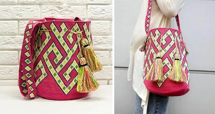 Bolsos hechos de tejido reciclado. Mi hermana y yo las hacemos con jerseis y suéteres viejos que nadie quiere