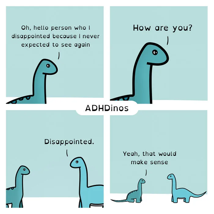 “ADHDinos”: My Webcomic About The Daily Struggles I Experience With ADHD (23 New Pics)