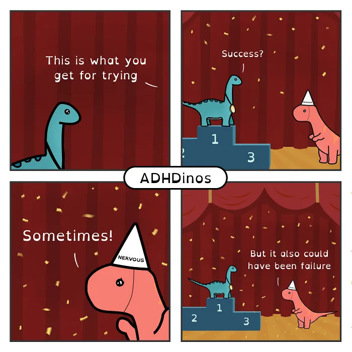 “ADHDinos”: My Webcomic About The Daily Struggles I Experience With ADHD (23 New Pics)