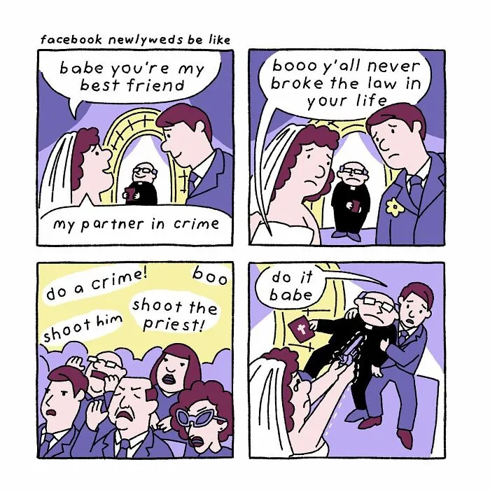 This Millennial Artist Creates Ironic Comics Referencing Modern Society (35 Pics)