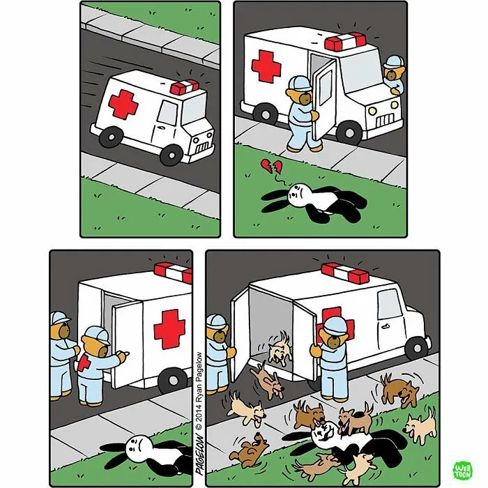 22 Cómics que son divertidos, tristes y retorcidos, todo a la vez, creados por Buni