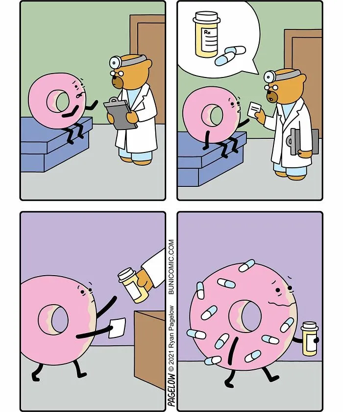 22 Cómics que son divertidos, tristes y retorcidos, todo a la vez, creados por Buni