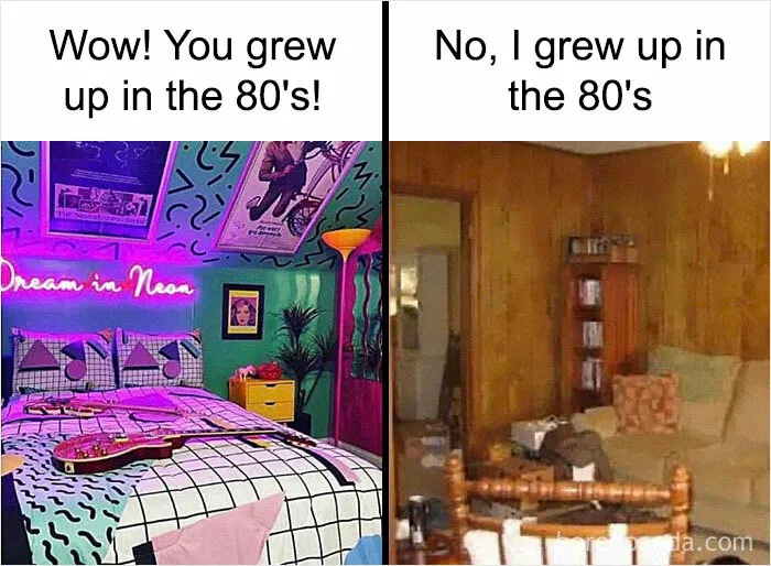 How Everyone Else Thinks The 80s Looked Like vs. Reality