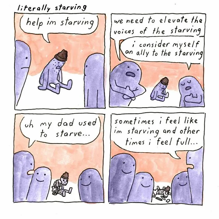 This Millennial Artist Creates Ironic Comics Referencing Modern Society (35 Pics)