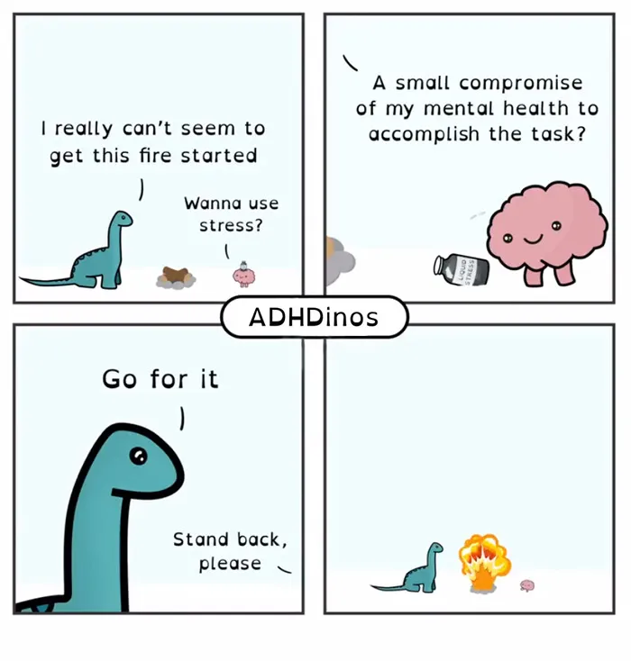 “ADHDinos”: My Webcomic About The Daily Struggles I Experience With ADHD (23 New Pics)