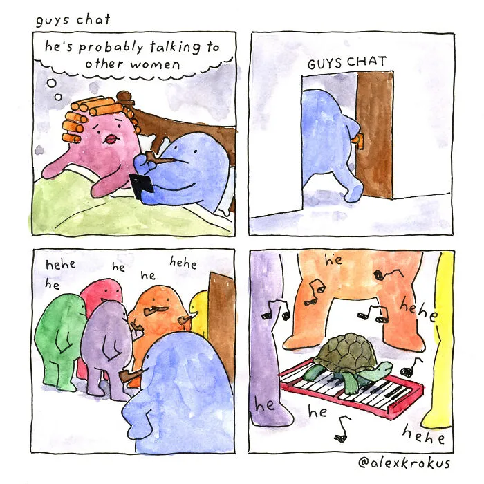 This Millennial Artist Creates Ironic Comics Referencing Modern Society (35 Pics)