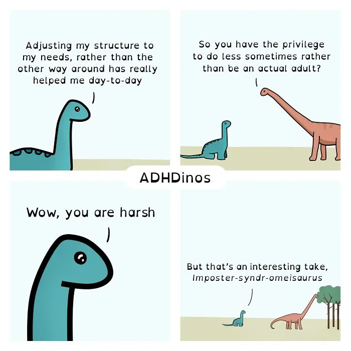 “ADHDinos”: My Webcomic About The Daily Struggles I Experience With ADHD (23 New Pics)
