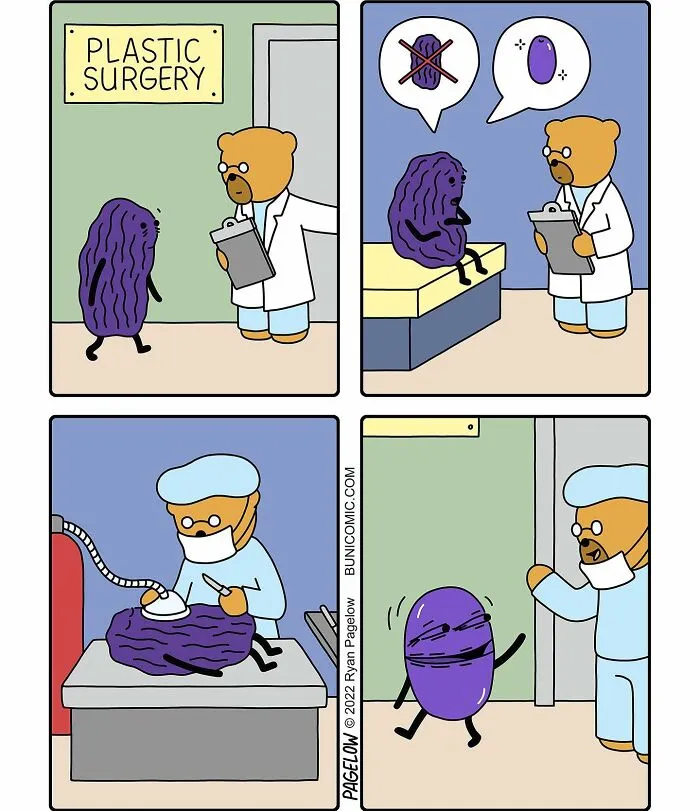 Artist Creates Cute Comics With Not-So-Cute Endings; Here Are 28 Featuring The Character Bear Doctor (New Pics)