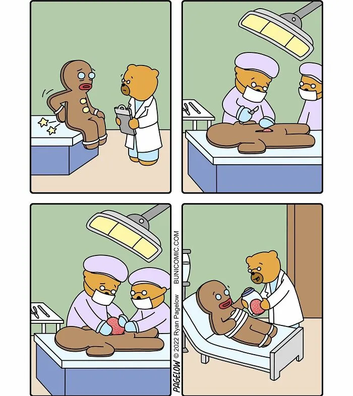 22 Cómics que son divertidos, tristes y retorcidos, todo a la vez, creados por Buni