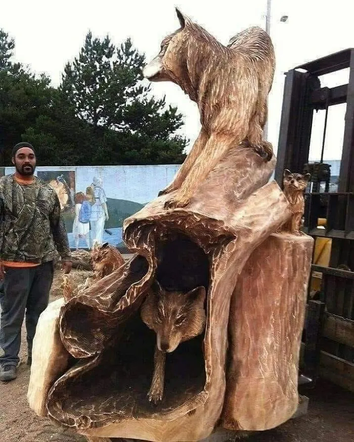 47 Geniales proyectos que muestran las habilidades de la gente con la madera (nuevas fotos)