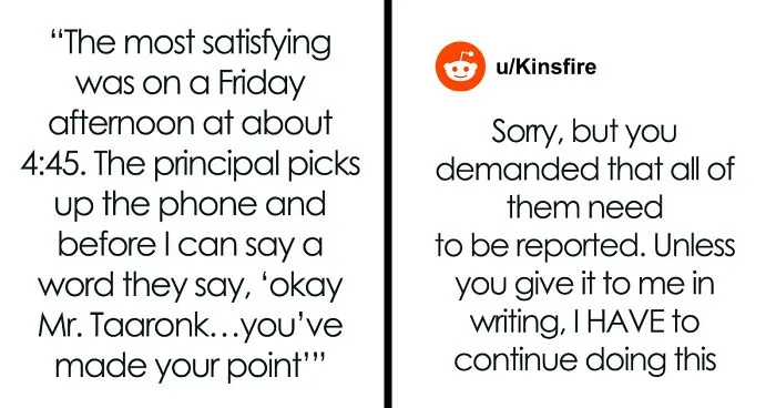 Teacher Proves His Point To Principal By Reporting Every Problematic Conversation With A Student