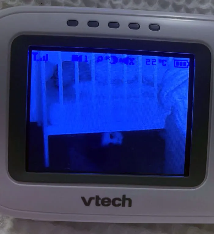 My Daughter's Stuffed Dog Rolled Under Her Bed. Checking The Monitor Gave Me A Damn Heart Attack