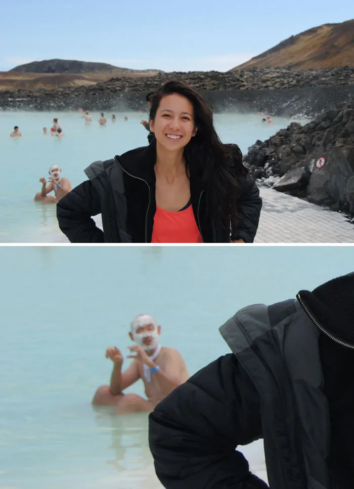Acabo de volver de Islandia y mirando las fotos encontré el mejor photobomb
