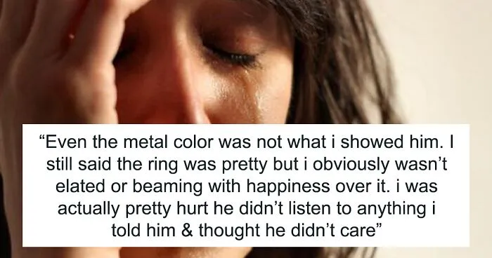 Guy Listens To His Mom’s Advice When Getting Proposal Ring, Instead Of Fiancée’s Detailed Requests