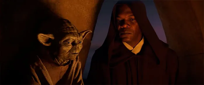 Yoda talking
