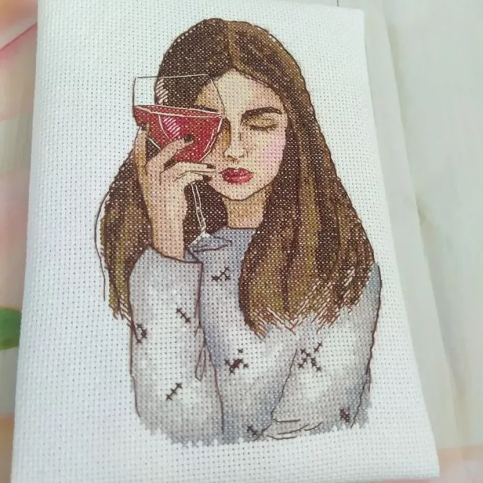 Finished Cross Stitch For Wall Decor