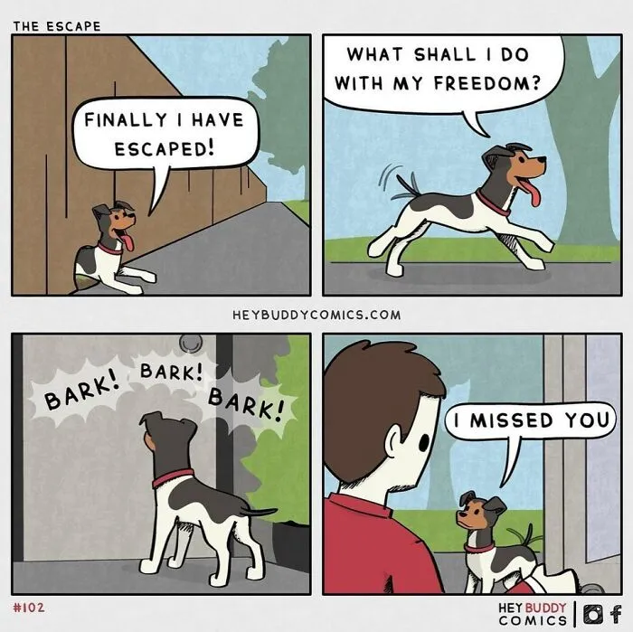 35 Heartwarming Comics That This Artist Created Inspired By His Dog (New Pics)