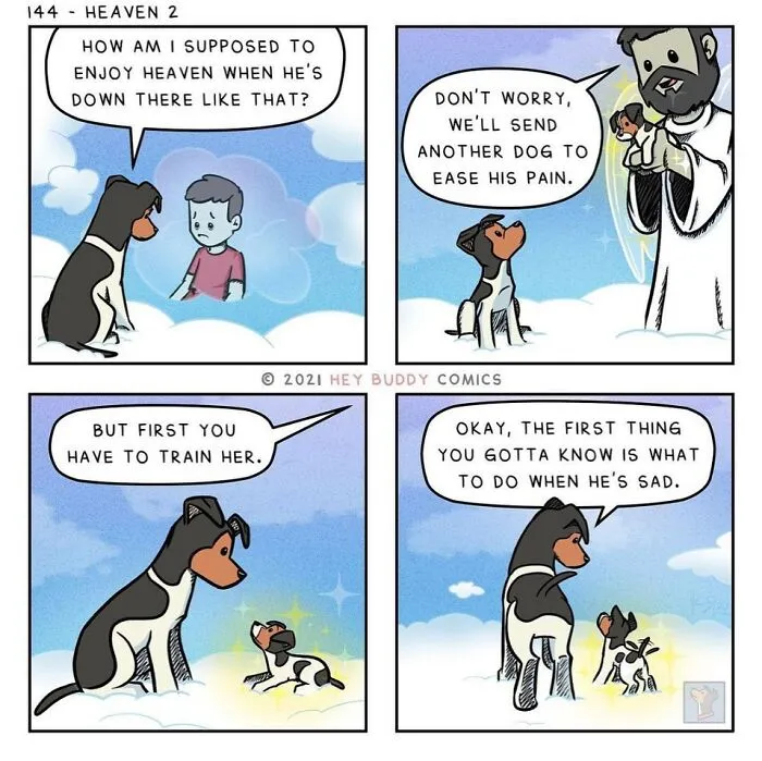 35 Heartwarming Comics That This Artist Created Inspired By His Dog (New Pics)